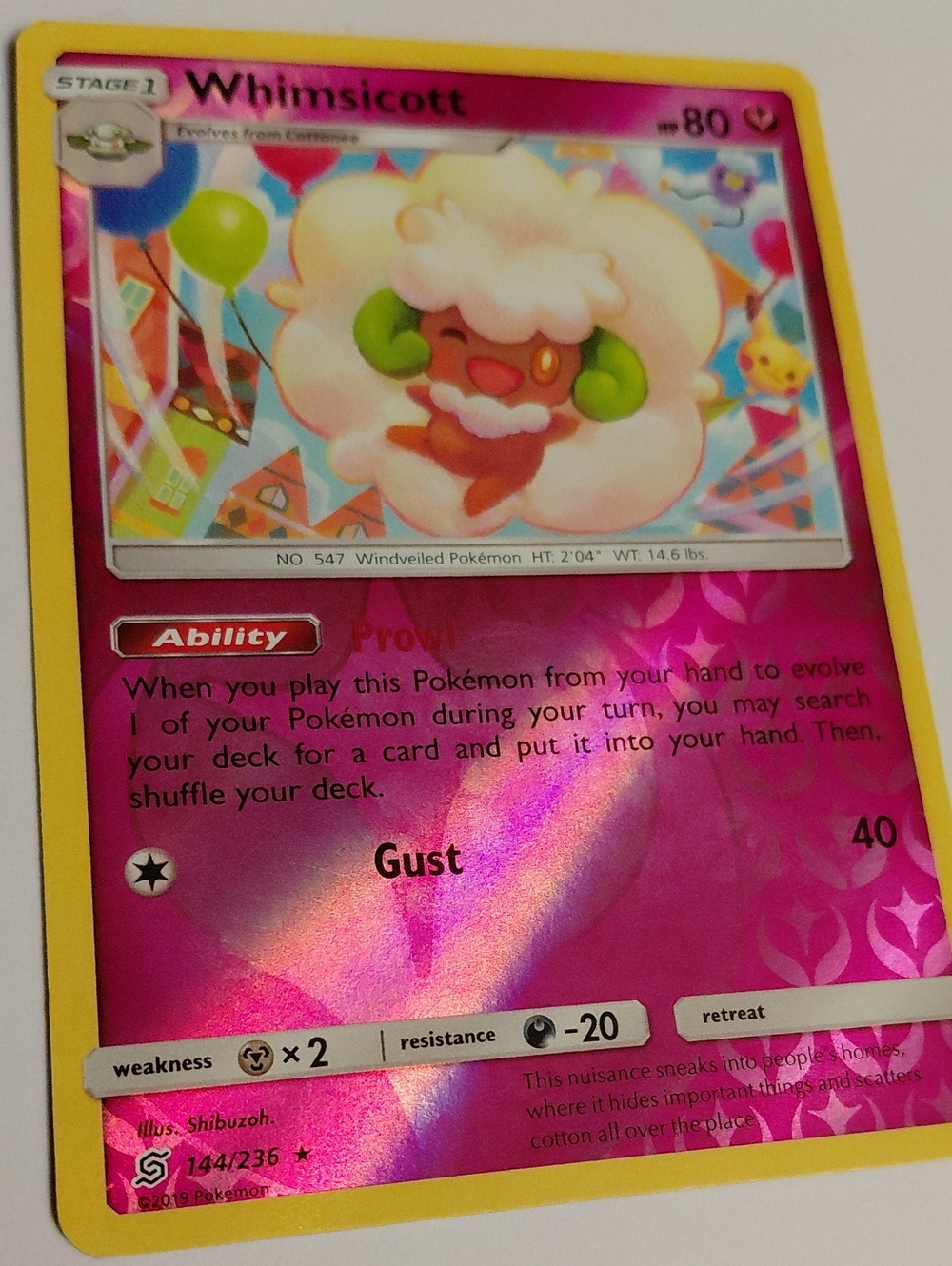 Cutie Fairy Card Lot - Pokemon - Whimsicott And Azumarill - Picture 10 of 16